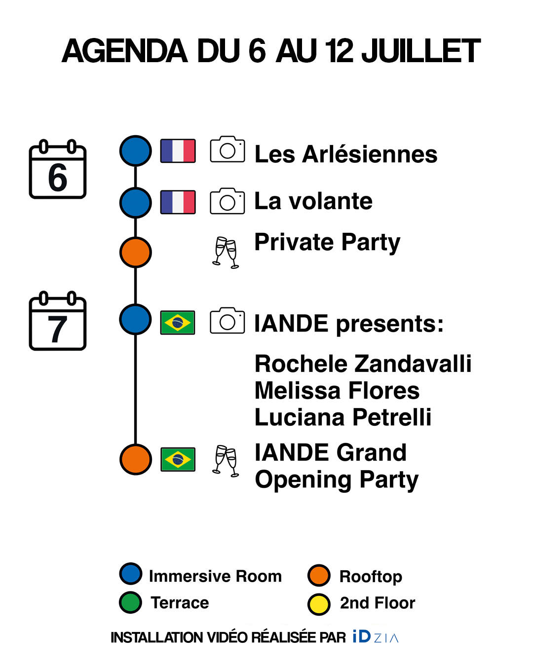 Agenda 6-7 juillet